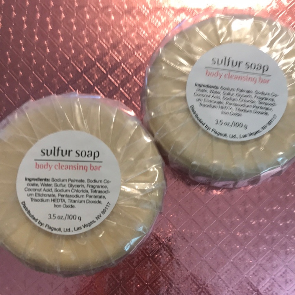 Serious Skin Care sulfur soap body cleansing bar 3.5oz NWT